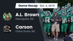 Recap: A.L. Brown  vs. Carson  2019