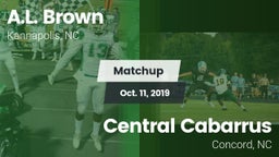 Matchup: A.L. Brown High vs. Central Cabarrus  2019