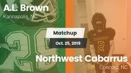 Matchup: A.L. Brown High vs. Northwest Cabarrus  2019