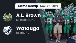 Recap: A.L. Brown  vs. Watauga  2019