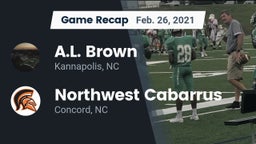 Recap: A.L. Brown  vs. Northwest Cabarrus  2021