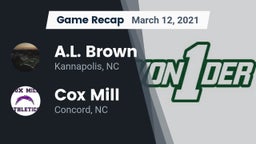 Recap: A.L. Brown  vs. Cox Mill  2021