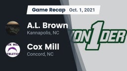 Recap: A.L. Brown  vs. Cox Mill  2021