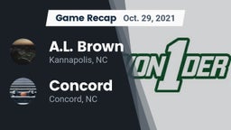 Recap: A.L. Brown  vs. Concord  2021
