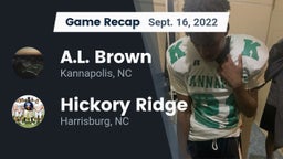 Recap: A.L. Brown  vs. Hickory Ridge  2022