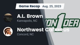 Recap: A.L. Brown  vs. Northwest Cabarrus  2023