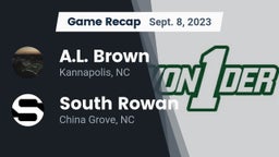 Recap: A.L. Brown  vs. South Rowan  2023
