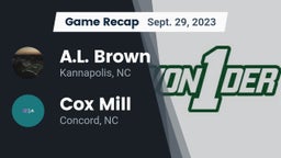 Recap: A.L. Brown  vs. Cox Mill  2023