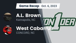Recap: A.L. Brown  vs. West Cabarrus  2023