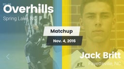 Matchup: Overhills vs. Jack Britt  2016