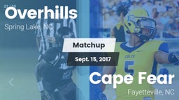 Matchup: Overhills vs. Cape Fear  2017