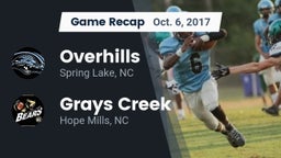Recap: Overhills  vs. Grays Creek  2017