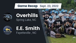 Recap: Overhills  vs. E.E. Smith  2022