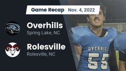 Recap: Overhills  vs. Rolesville  2022