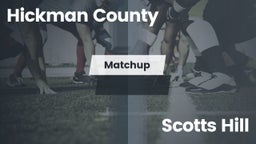 Matchup: Hickman County vs. Scotts Hill  2016
