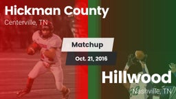 Matchup: Hickman County vs. Hillwood  2016