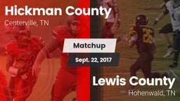 Matchup: Hickman County vs. Lewis County  2017