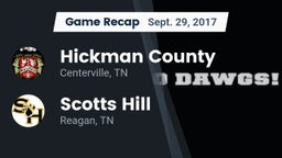 Recap: Hickman County  vs. Scotts Hill  2017