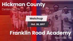 Matchup: Hickman County vs. Franklin Road Academy 2017