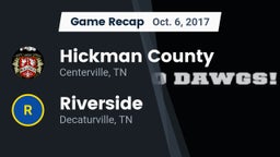Recap: Hickman County  vs. Riverside  2017