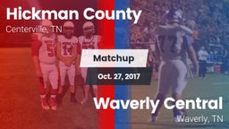 Matchup: Hickman County vs. Waverly Central  2017