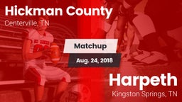 Matchup: Hickman County vs. Harpeth  2018