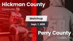 Matchup: Hickman County vs. Perry County  2018