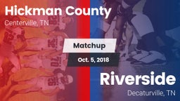 Matchup: Hickman County vs. Riverside  2018