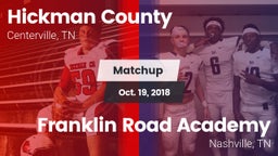 Matchup: Hickman County vs. Franklin Road Academy 2018