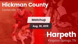 Matchup: Hickman County vs. Harpeth  2019