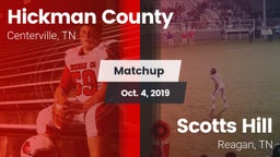 Matchup: Hickman County vs. Scotts Hill  2019