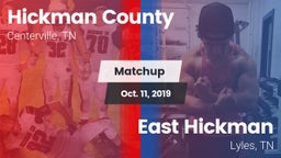 Matchup: Hickman County vs. East Hickman  2019