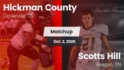 Matchup: Hickman County vs. Scotts Hill  2020
