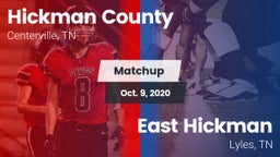 Matchup: Hickman County vs. East Hickman  2020