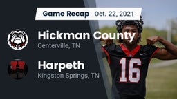 Recap: Hickman County  vs. Harpeth  2021