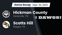 Recap: Hickman County  vs. Scotts Hill  2022