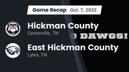 Recap: Hickman County  vs. East Hickman County  2022