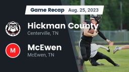 Recap: Hickman County  vs. McEwen  2023