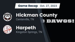 Recap: Hickman County  vs. Harpeth  2023
