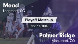 Matchup: Mead  vs. Palmer Ridge  2016