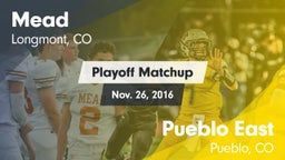 Matchup: Mead  vs. Pueblo East  2016