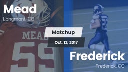 Matchup: Mead  vs. Frederick  2017