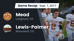 Recap: Mead  vs. Lewis-Palmer  2017