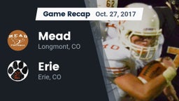 Recap: Mead  vs. Erie  2017