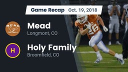 Recap: Mead  vs. Holy Family  2018