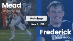 Matchup: Mead  vs. Frederick  2018
