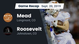 Recap: Mead  vs. Roosevelt  2019