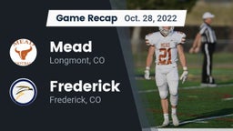 Recap: Mead  vs. Frederick  2022