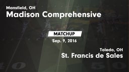 Matchup: Madison Comprehensiv vs. St. Francis de Sales  2016