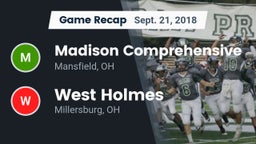 Recap: Madison Comprehensive  vs. West Holmes  2018